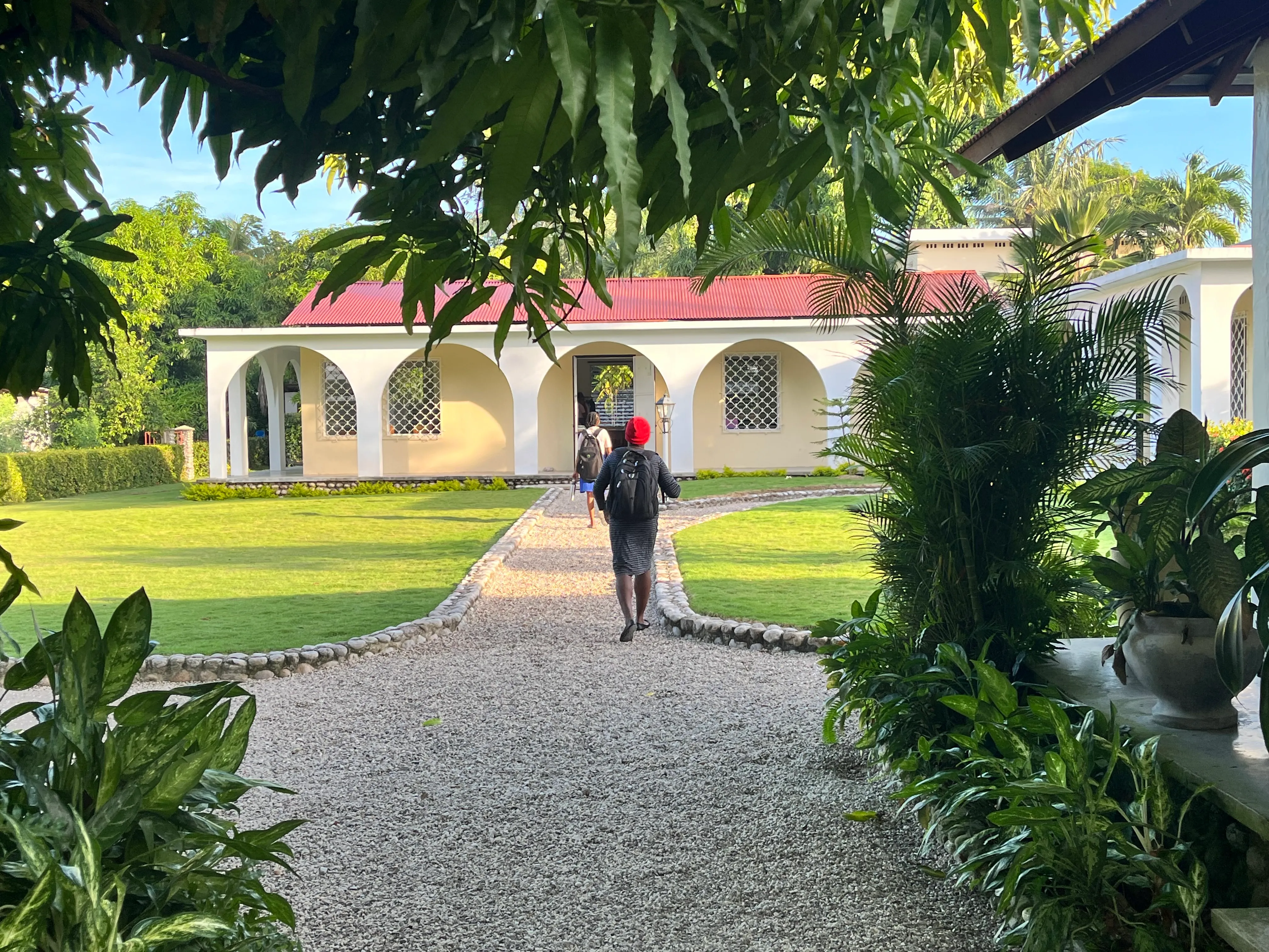Centre Lumière campus and students in Haiti